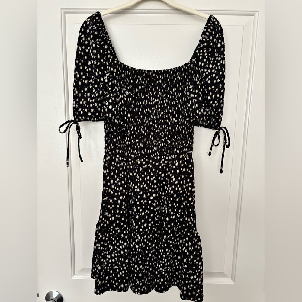 Top Shop - Black and White Floral Dress